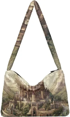 GAIGEO Winter Christmas Forest Deer Shoulder Handbag, Shoulder Bags for Women with Pockets, Autumn Handbags
