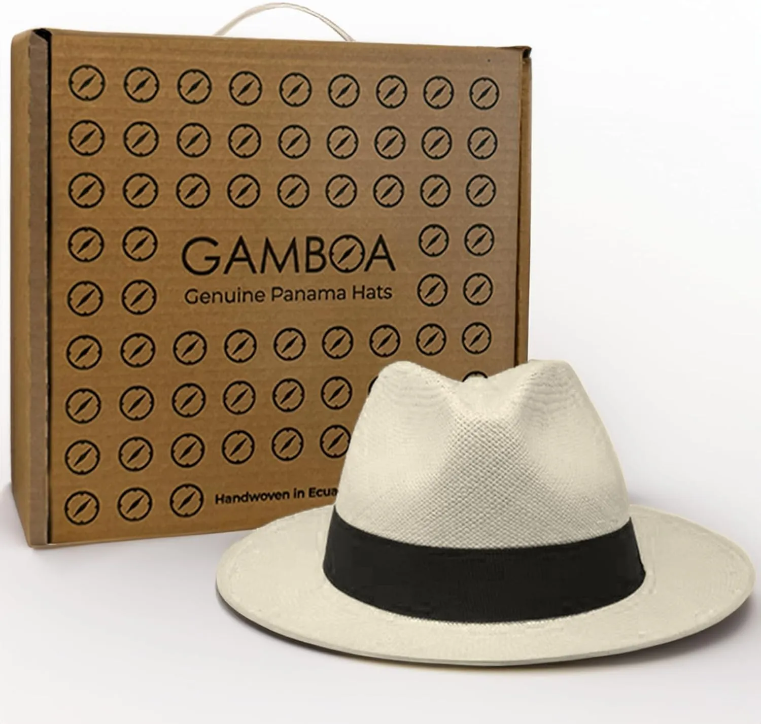 Gamboa Original Panama Hat for Men and Women Fedora Straw Summer Beach Sun Hat Protection UV UPF50 
