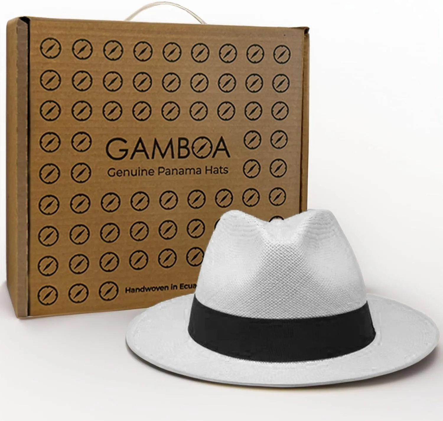 Gamboa Original Panama Hat for Men and Women Fedora Straw Summer Beach Sun Hat Protection UV UPF50 