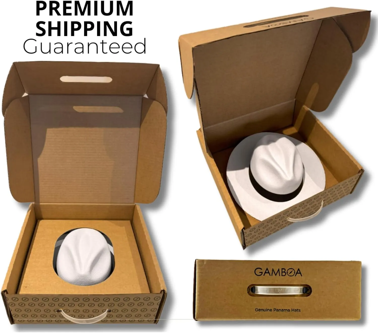 Gamboa Original Panama Hat for Men and Women Fedora Straw Summer Beach Sun Hat Protection UV UPF50 