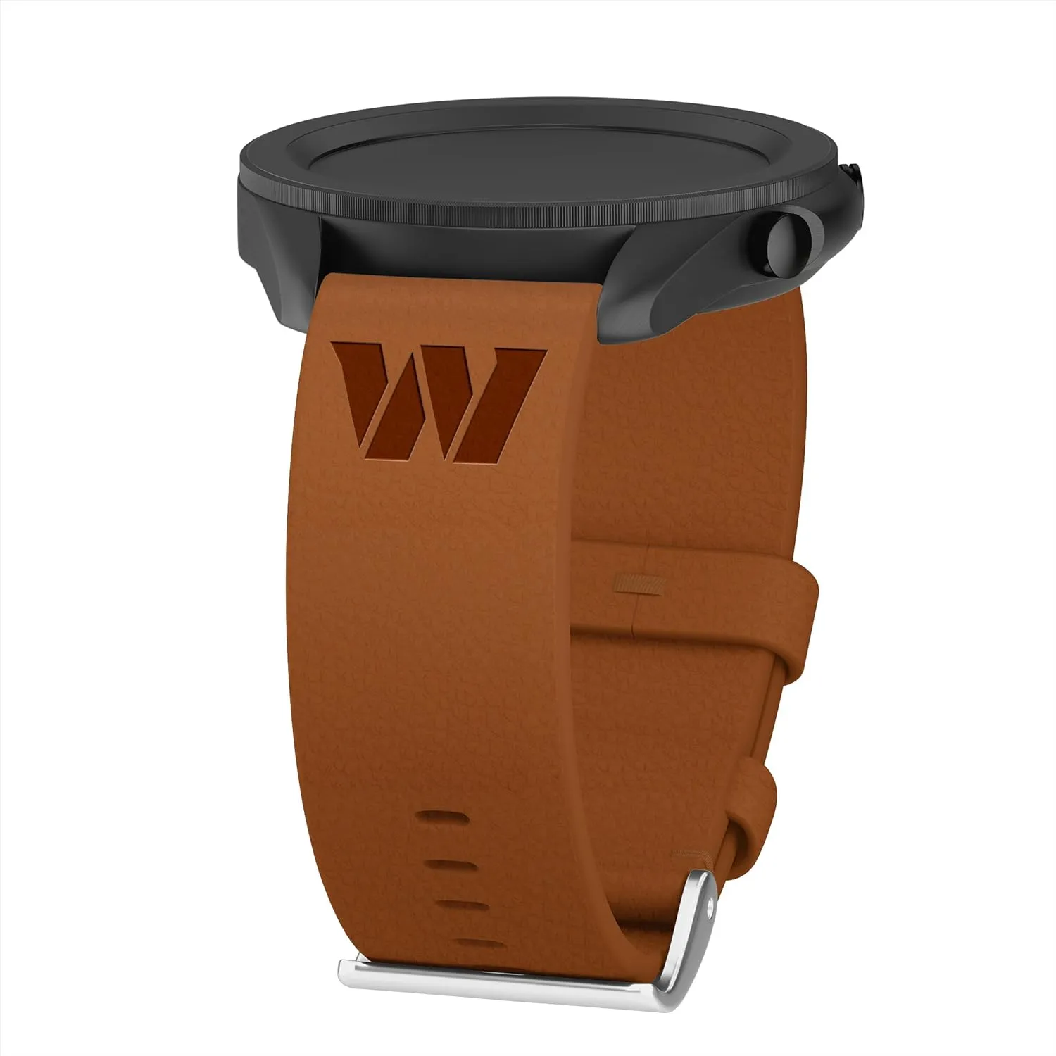 Game Time Washington Commanders Premium Leather Watch Band Compatible with Samsung Galaxy Watch & More