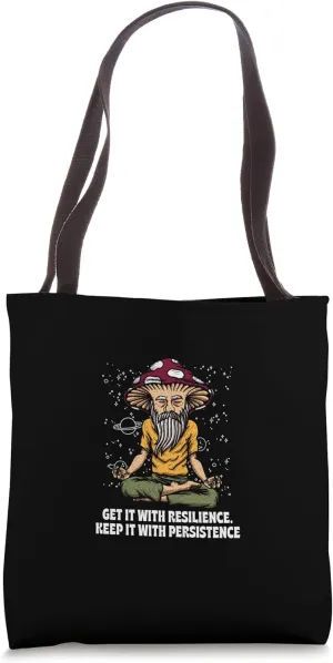 Get Resilient Be Persistent Motivational Quote Goal Tote Bag