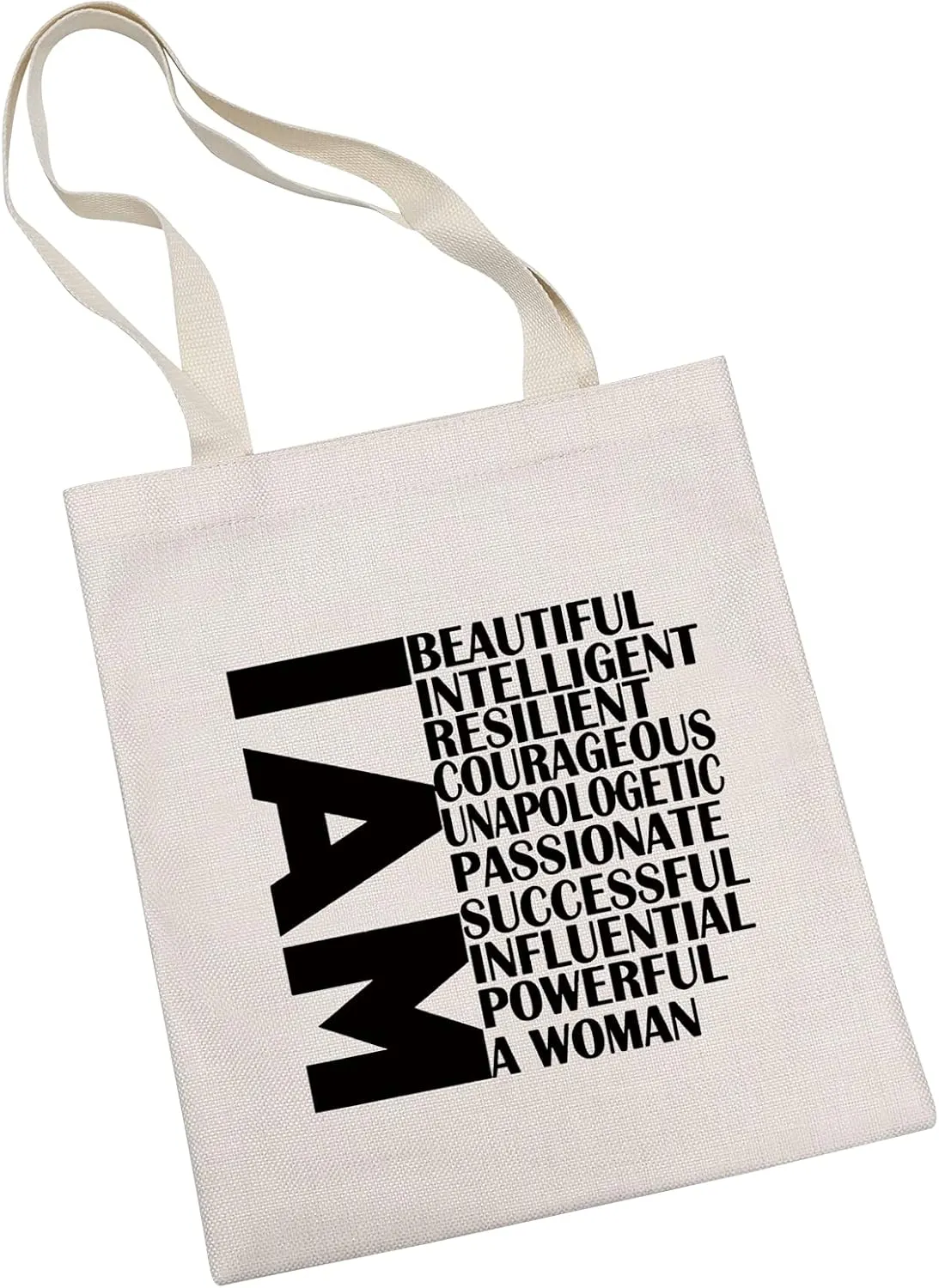Girl Power Feminist Women Empowerment Cosmetic Bag - Motivational I Am A Woman Gift