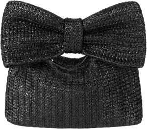 GOKTOW Straw Bow Purse Clutch Bag,Summer Beach Handbags for Women 2024 Vacation