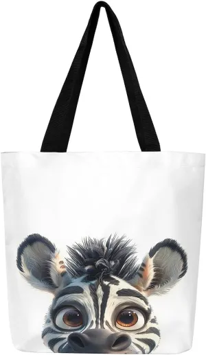 Gothic Canvas Tote Bag for Women,Black Cat Large Capacity Gym Bag,Exotic Kitten Bags