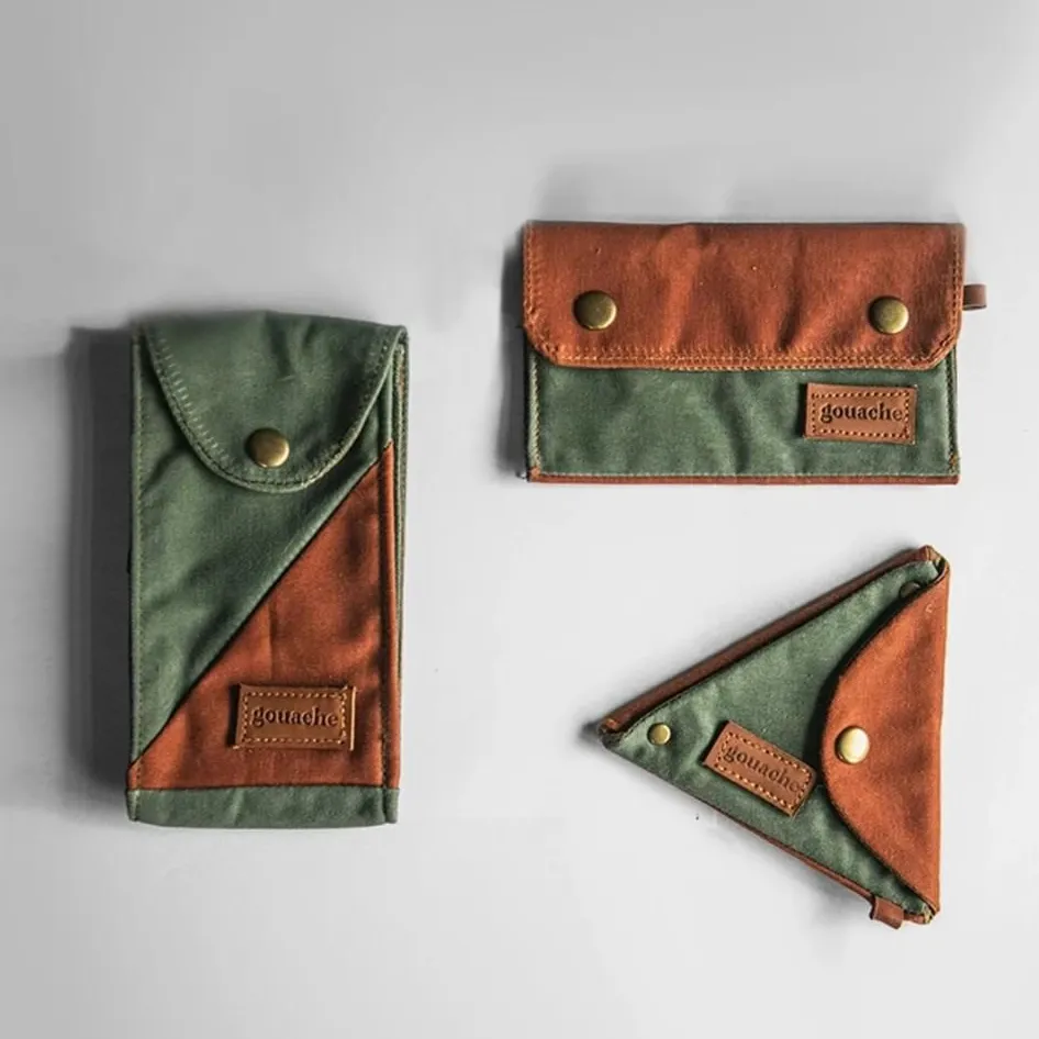 Gouache Molly Waxed Canvas Dangle