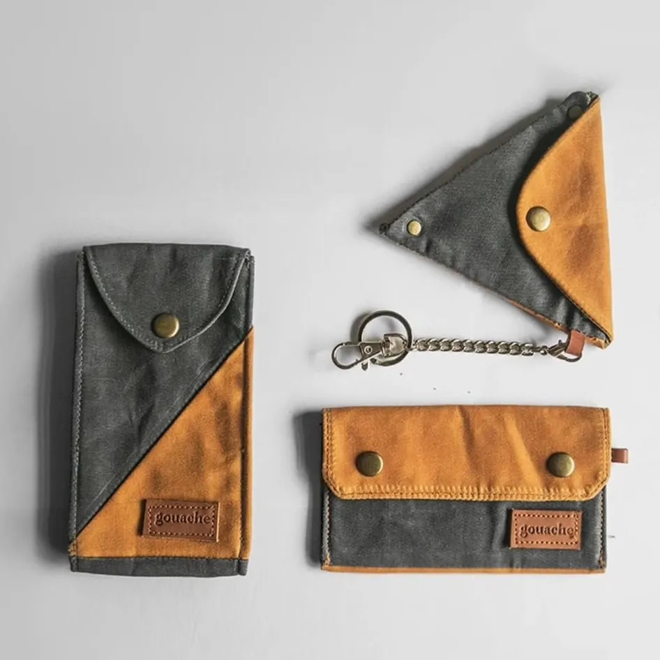 Gouache Molly Waxed Canvas Dangle