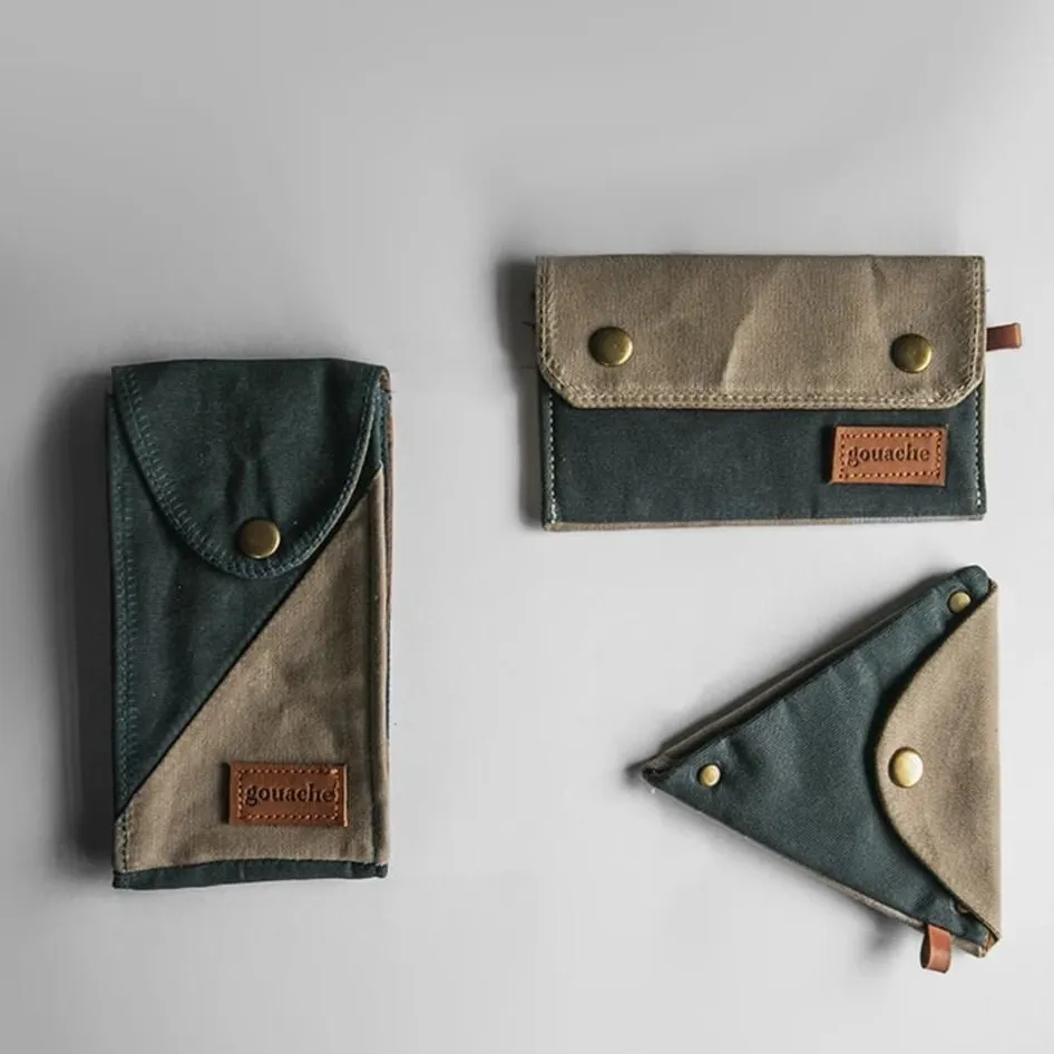 Gouache Molly Waxed Canvas Dangle