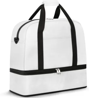 Graceful Flora Retro Prints Travel Duffle Bag, Collapsible Travel Bag Sports Gym Bag With Shoes Compartment Weekender Bag Overnight Bag For Women Men