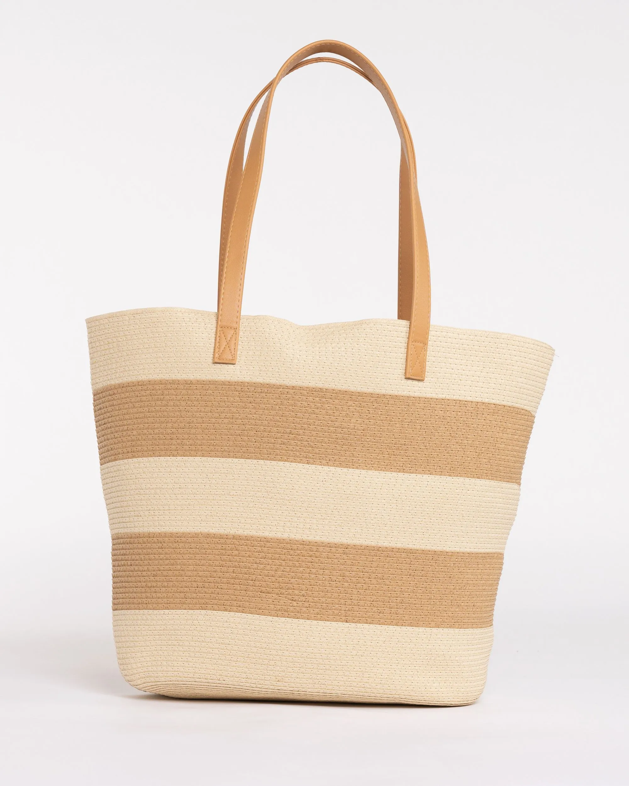 HAILEY STRAW BEACH BAG