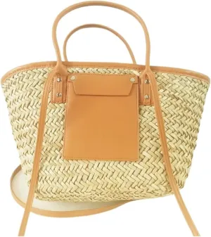 Handheld Crossover Grass Woven Bag Vine Woven Portable Women's Beach Crossbody Bag Shopping Bag Handbag