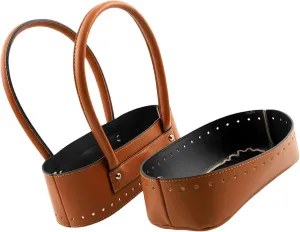 Handmade Bag Bottoms PU Leather Bag Handle Knitting Crochet Handbag Sewing Supplies Bag Accessories for Knitting Bag