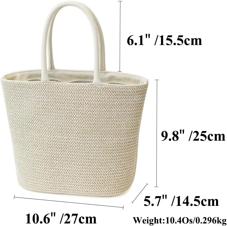 Handmade Straw Tote Bag for Women
