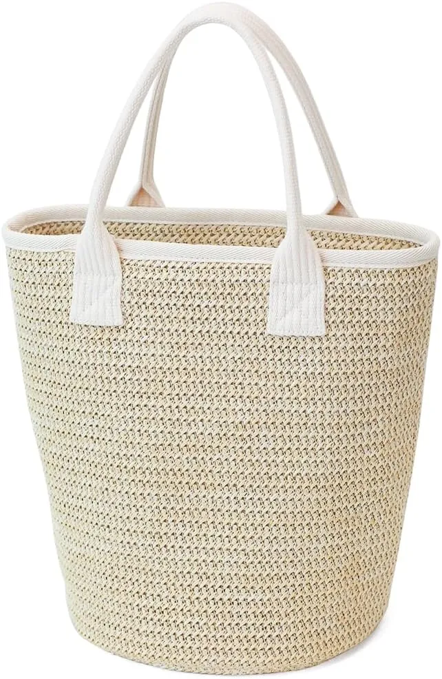 Handmade Straw Tote Bag for Women
