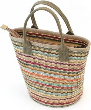 Handmade Straw Tote Bag for Women