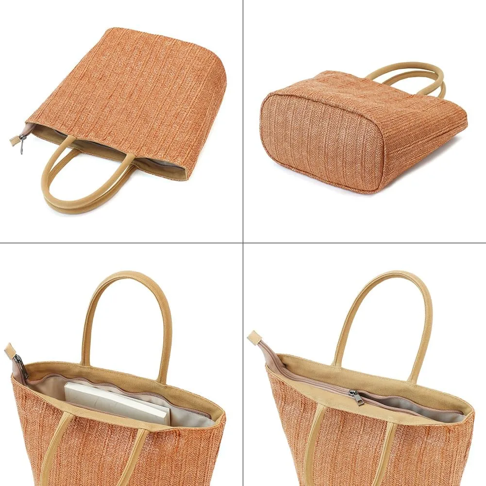 Handmade Straw Tote Bag for Women