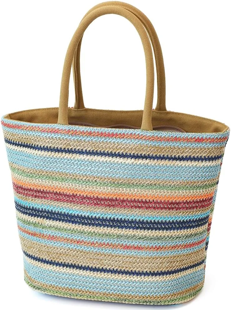 Handmade Straw Tote Bag for Women