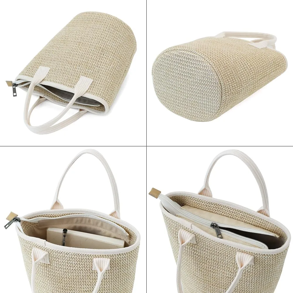 Handmade Straw Tote Bag for Women