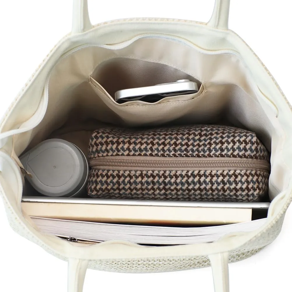 Handmade Straw Tote Bag for Women