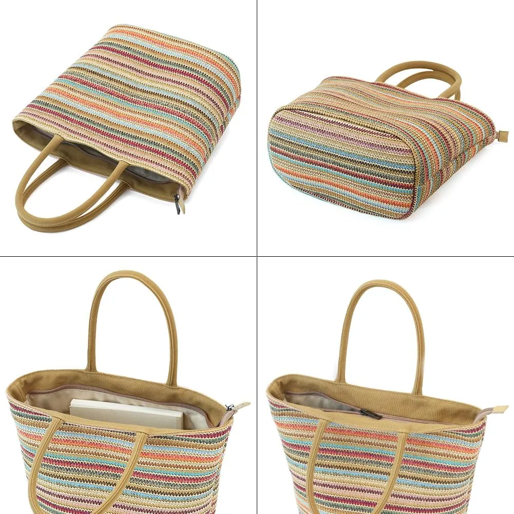 Handmade Straw Tote Bag for Women