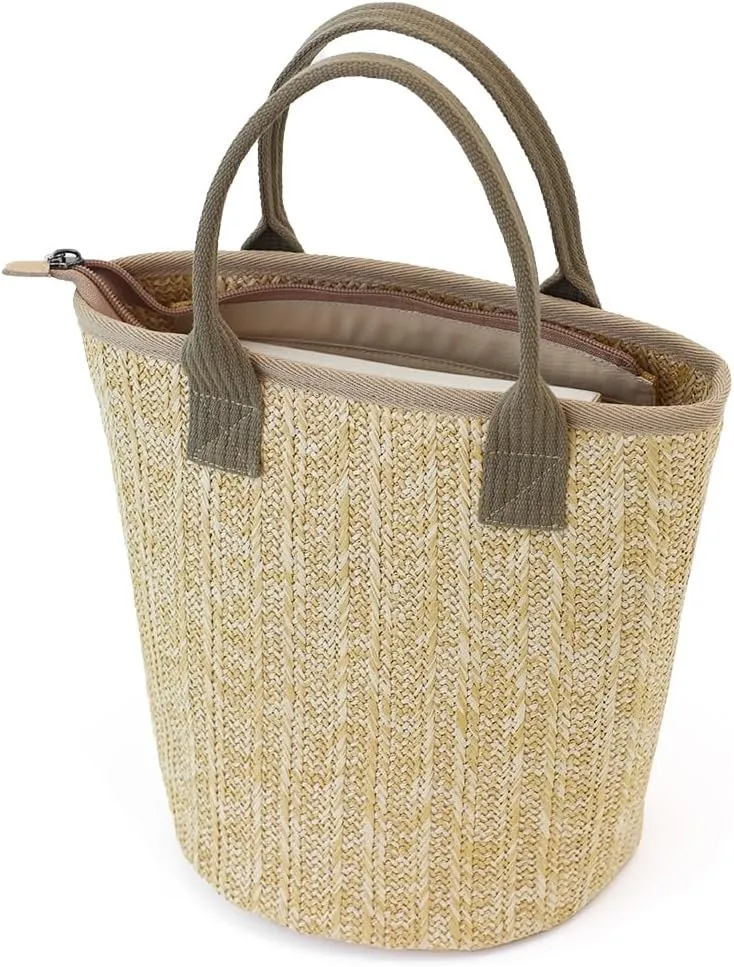 Handmade Straw Tote Bag for Women