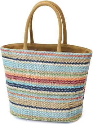 Handmade Straw Tote Bag for Women