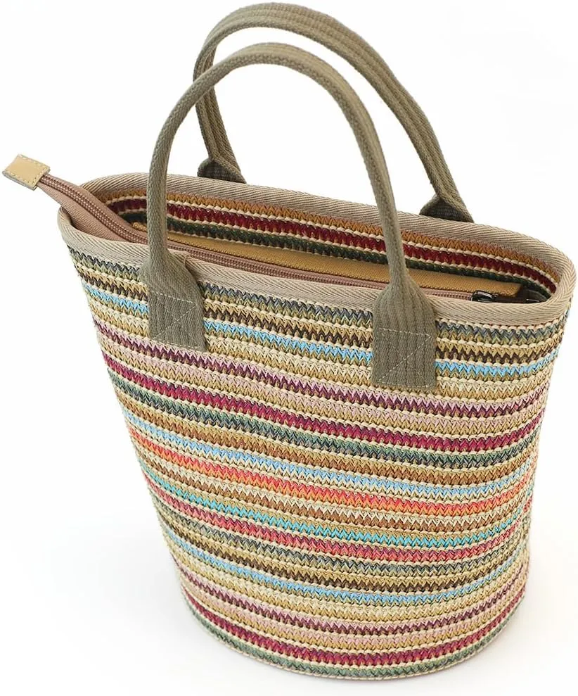 Handmade Straw Tote Bag for Women