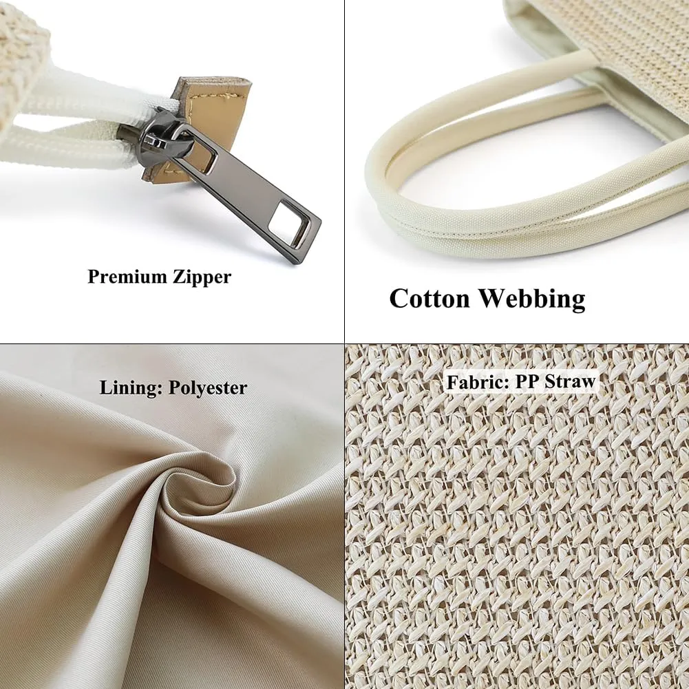 Handmade Straw Tote Bag for Women