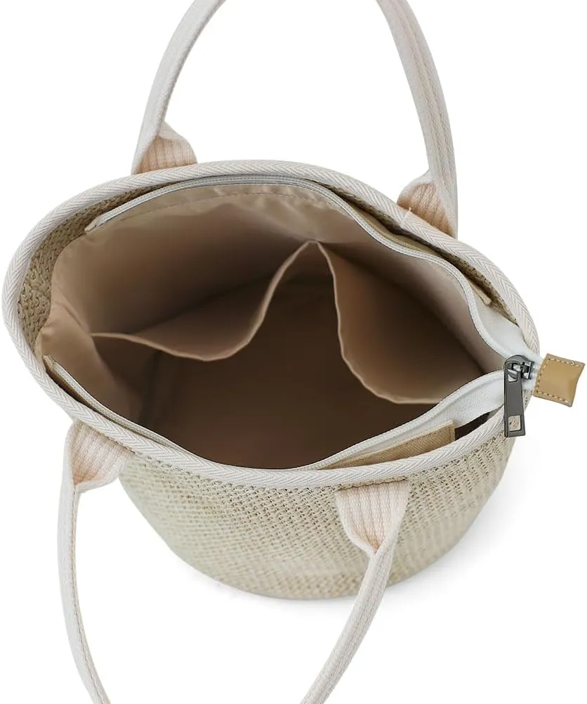 Handmade Straw Tote Bag for Women