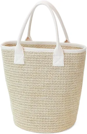Handmade Straw Tote Bag for Women
