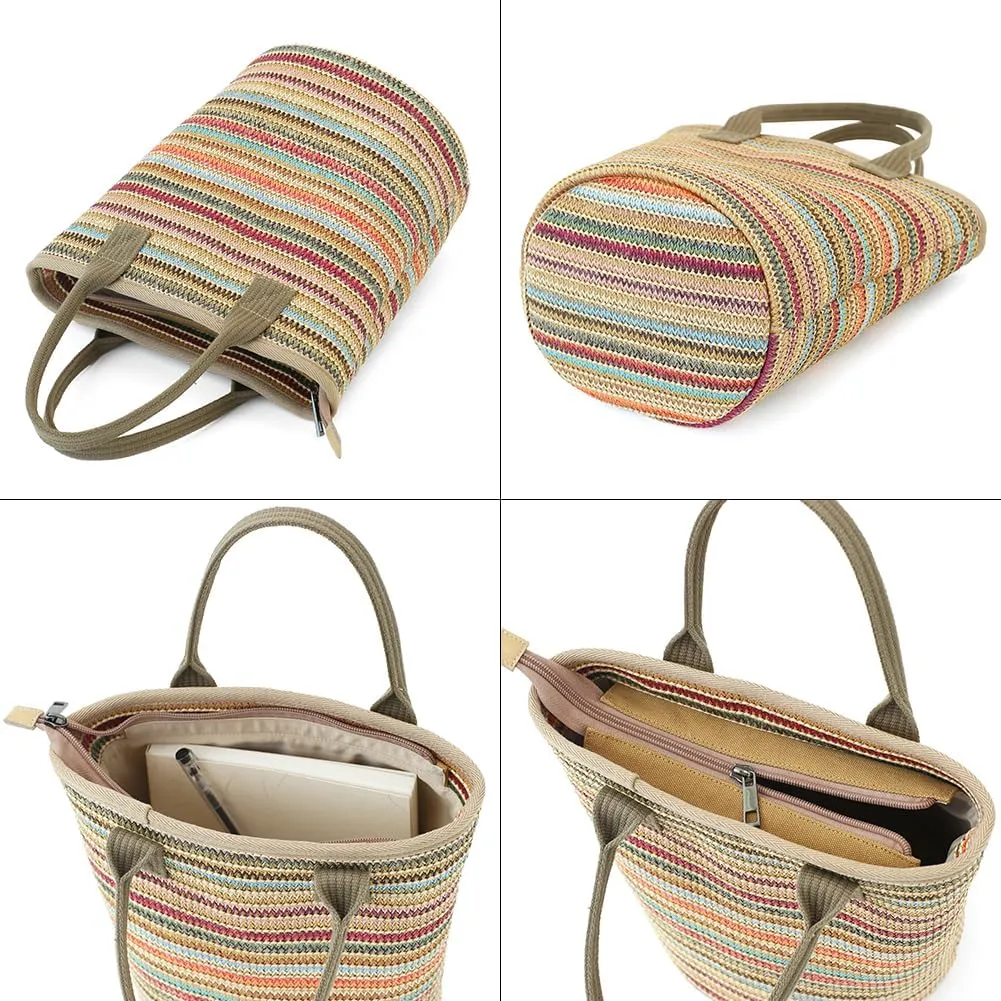 Handmade Straw Tote Bag for Women