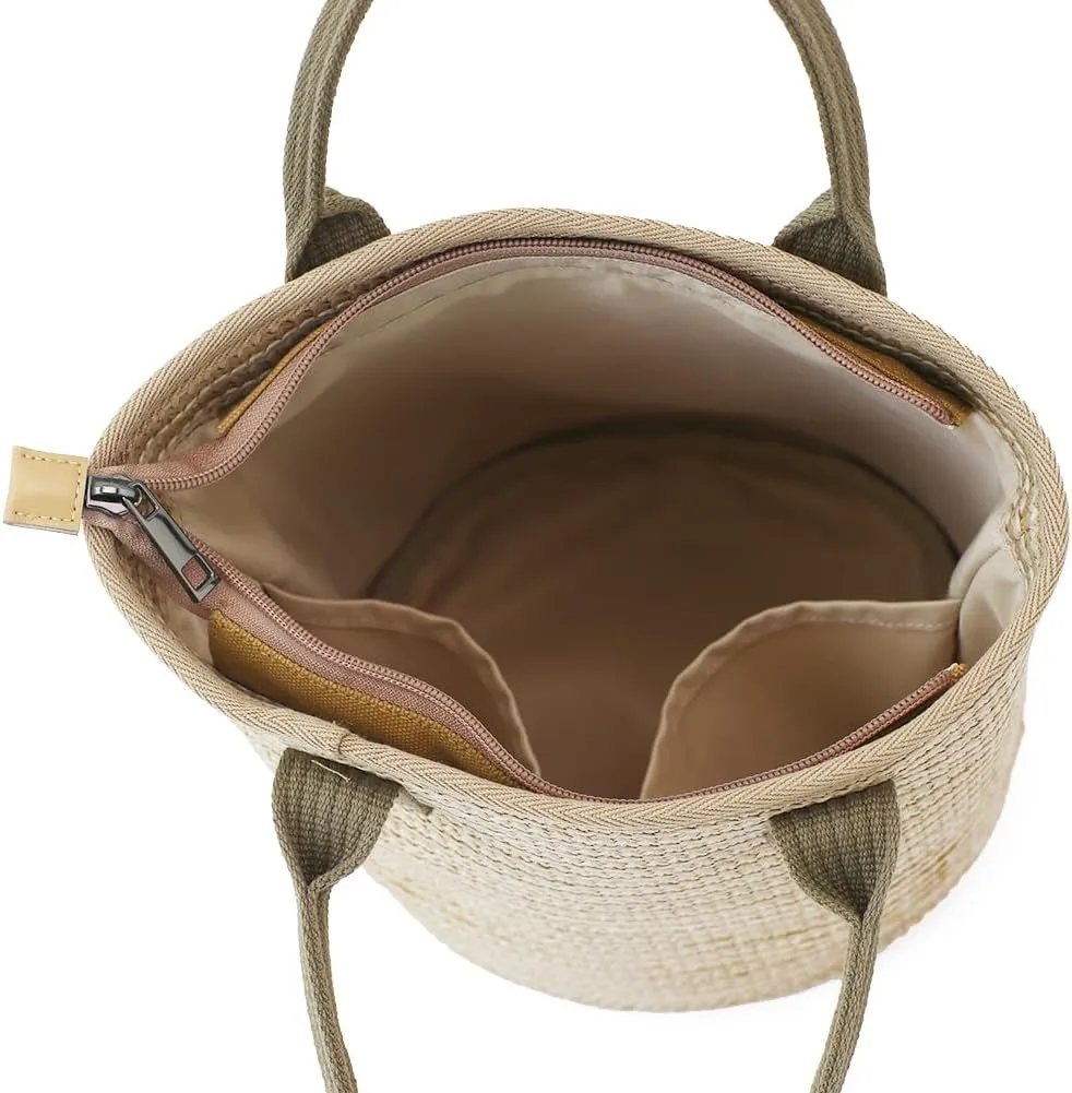 Handmade Straw Tote Bag for Women
