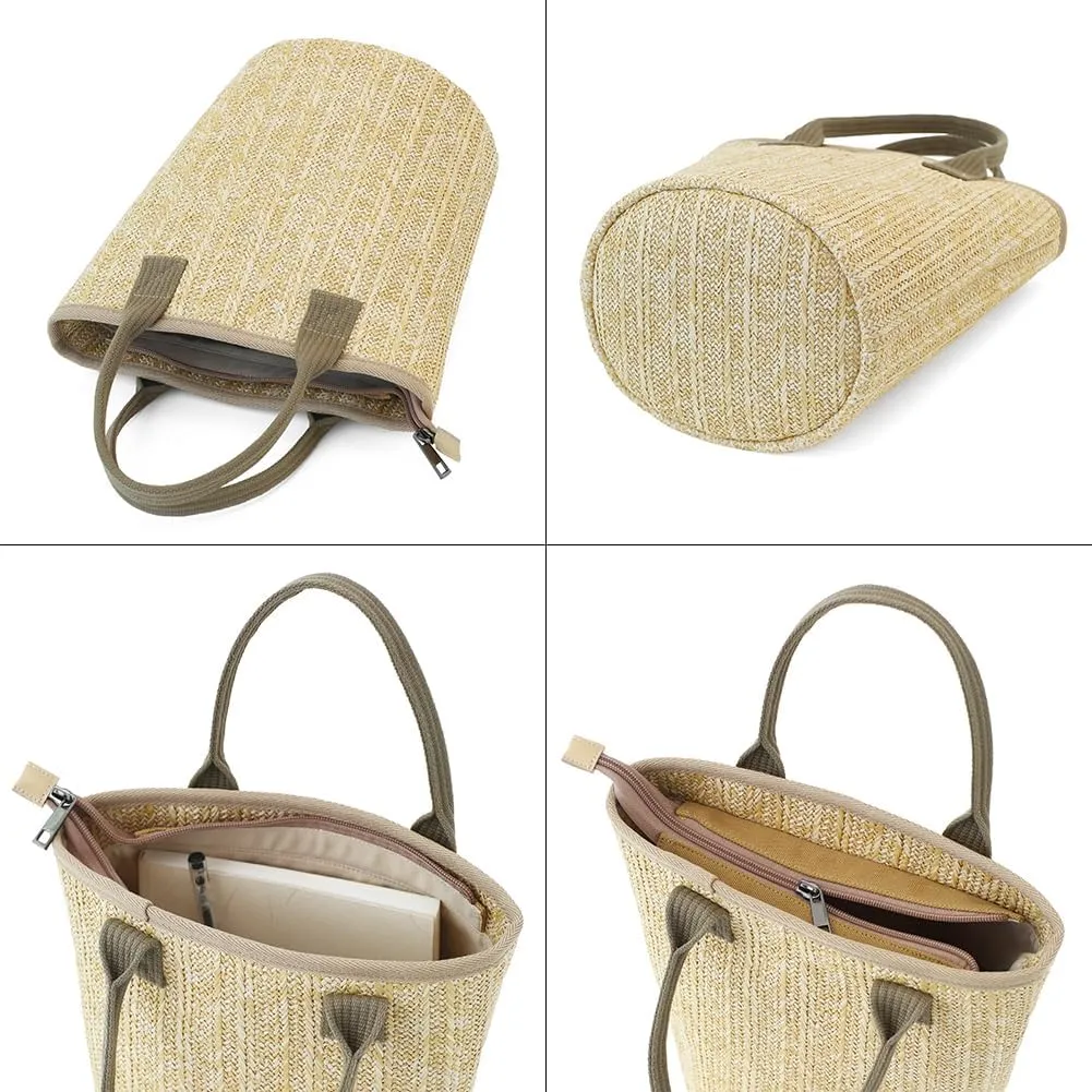 Handmade Straw Tote Bag for Women