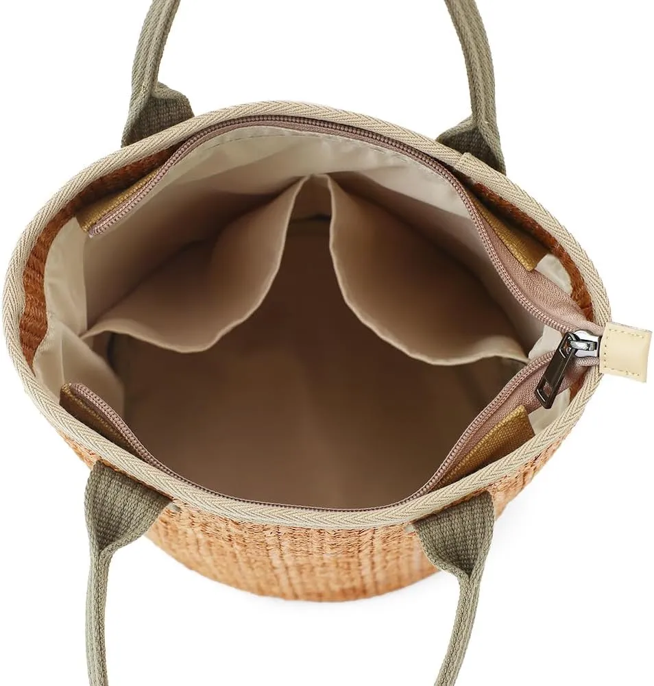 Handmade Straw Tote Bag for Women