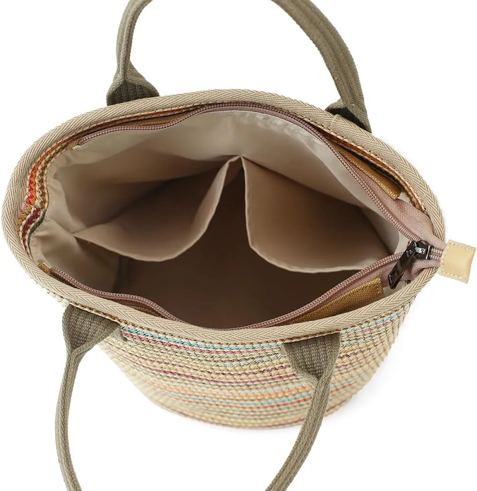Handmade Straw Tote Bag for Women