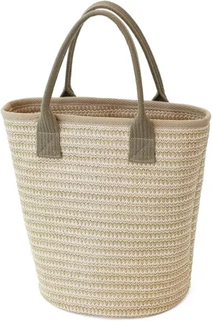 Handmade Straw Tote Bag for Women