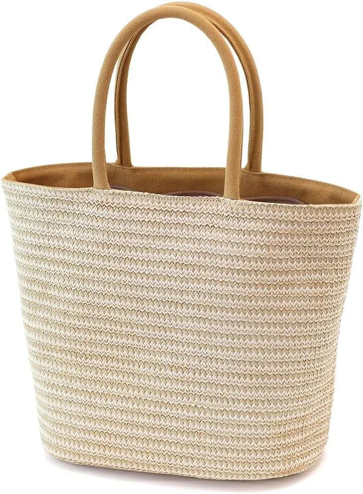 Handmade Straw Tote Bag for Women