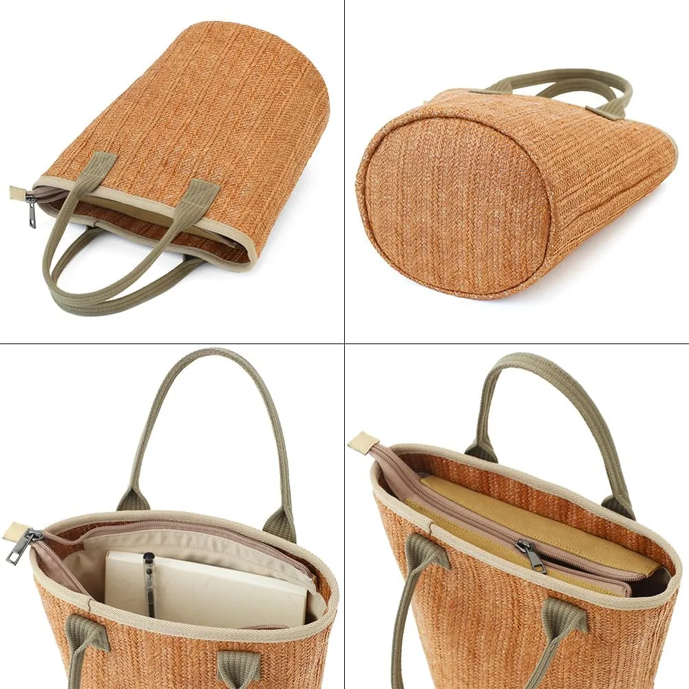 Handmade Straw Tote Bag for Women