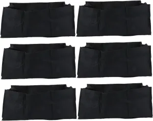 Happyyami Plant Growing Bag Set 6 Pack Fabric Pots Drainage Gallon Planting Bag for Raised Beds