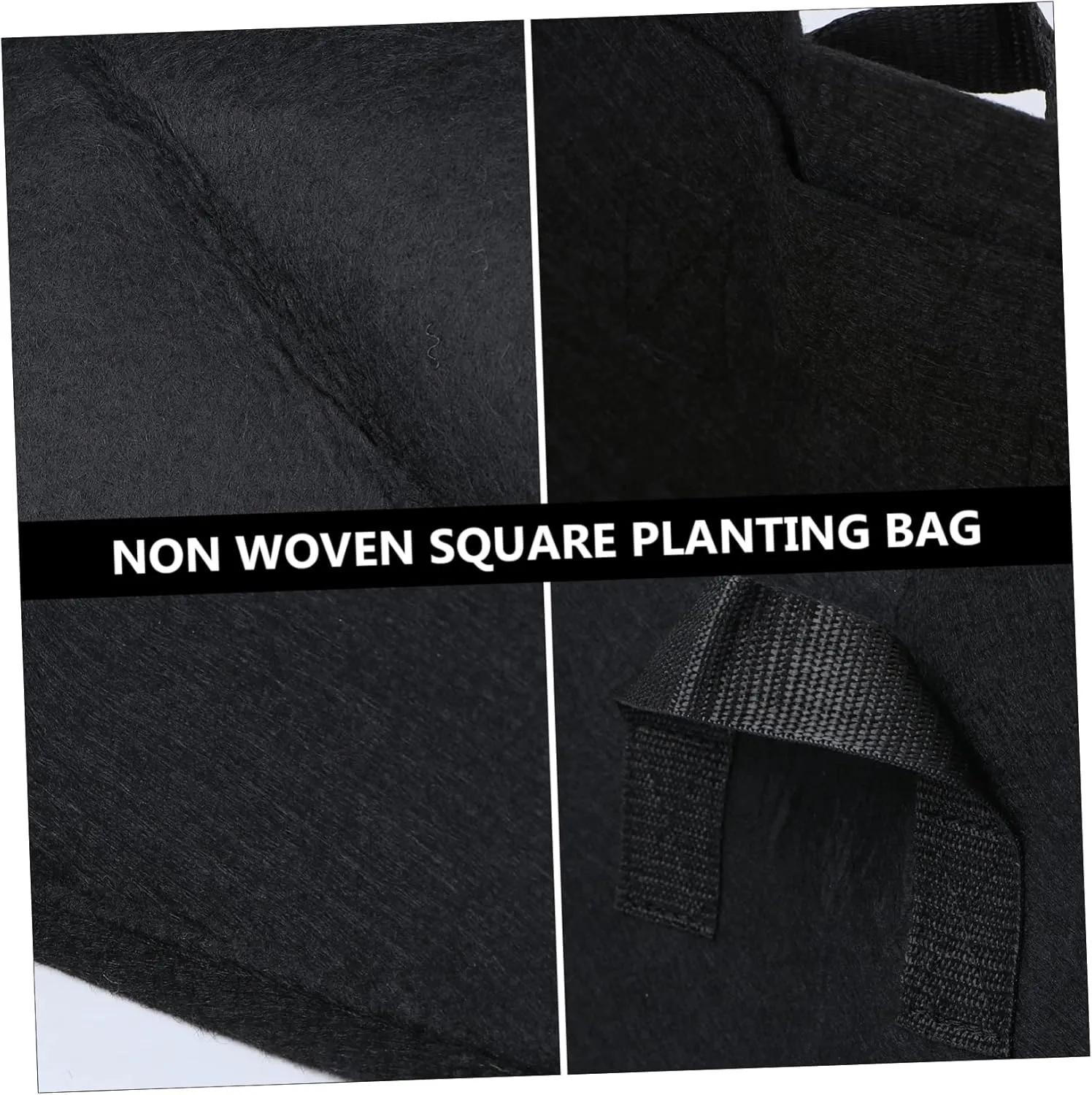 Happyyami Plant Growing Bag Set 6 Pack Fabric Pots Drainage Gallon Planting Bag for Raised Beds