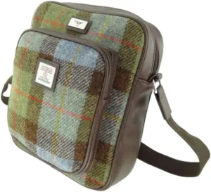 Harris Tweed 'Tay' Man Bag in Macleod Tartan
