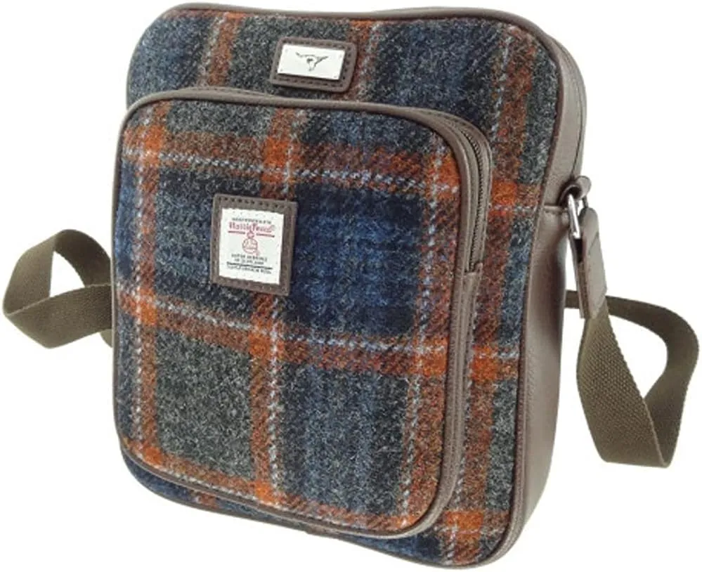 Harris Tweed 'Tay' Man Bag in Macleod Tartan