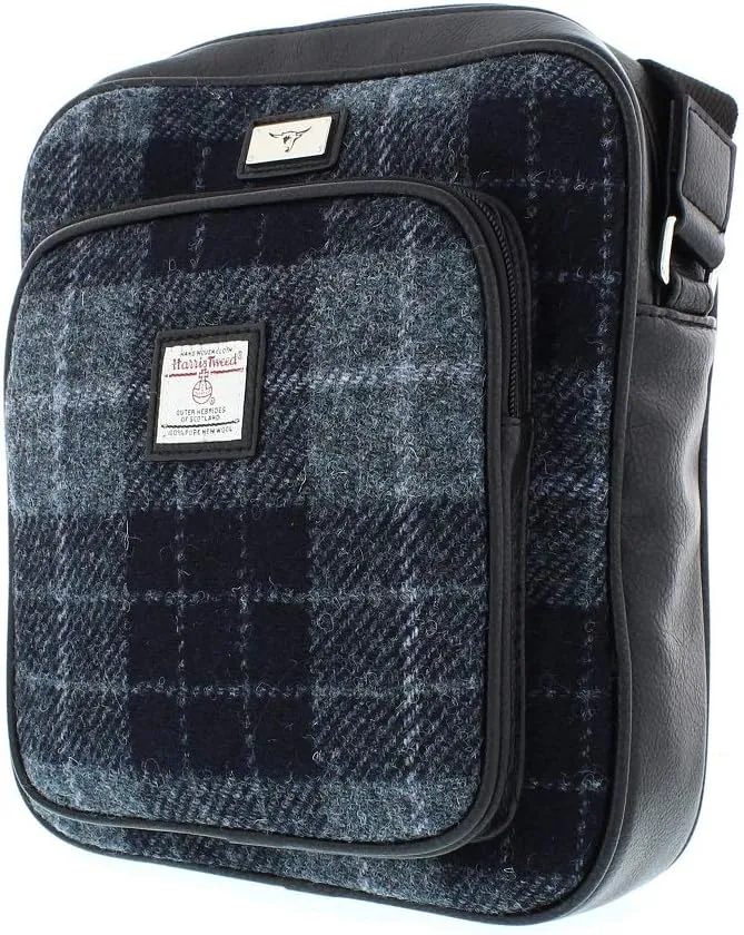 Harris Tweed 'Tay' Man Bag in Macleod Tartan