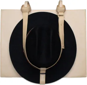 Hat Holder for Travel- Stylish Durable Travel Accessory Designed for Purses, Totes, Bags, Backpacks, Luggage & More | Fits Multiple Hats and Cowboy Hats with Thick or Curved Brims