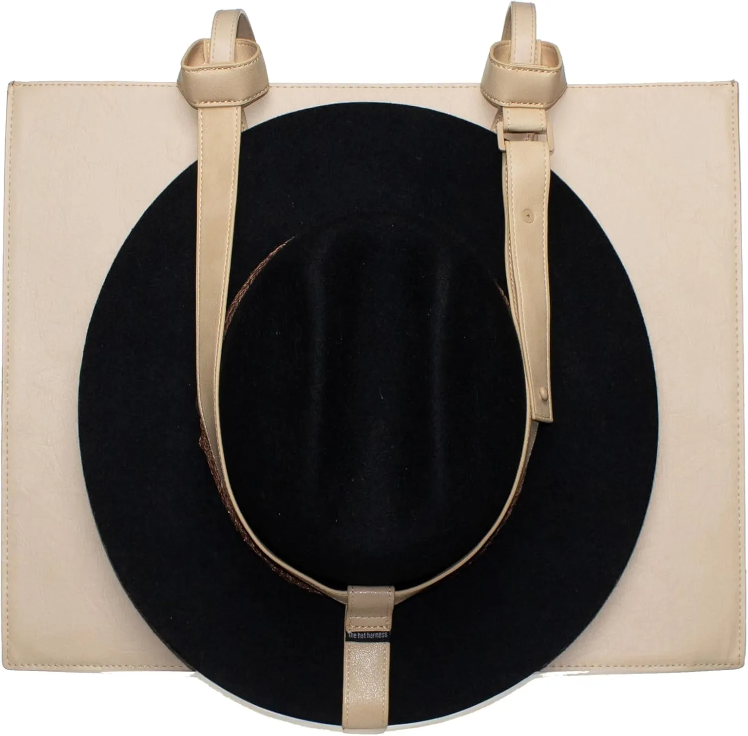 Hat Holder for Travel- Stylish Durable Travel Accessory Designed for Purses, Totes, Bags, Backpacks, Luggage & More | Fits Multiple Hats and Cowboy Hats with Thick or Curved Brims