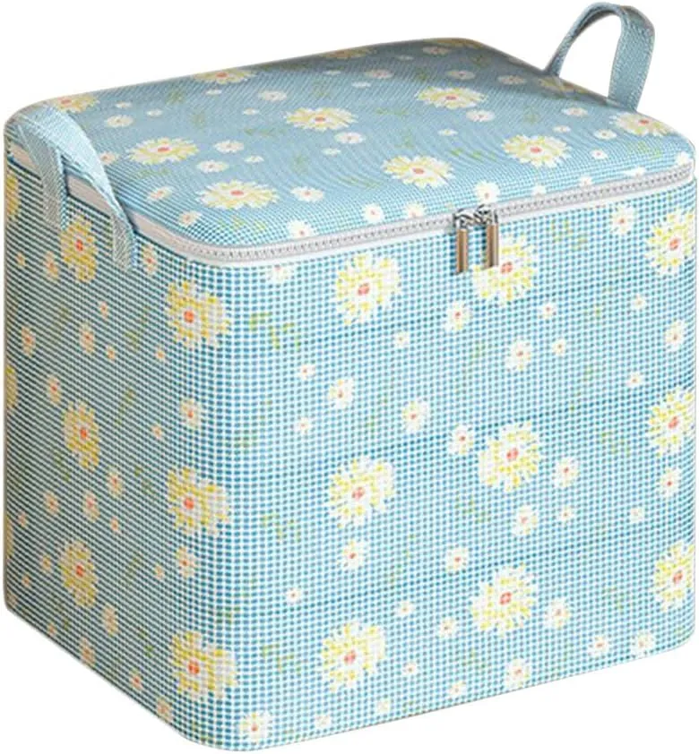 Heavy Duty Storage - Extra Large Storage Bags with Reinforced Handles Clothes Tote Bag Thickened Double Zipper for Space Saving Travel
