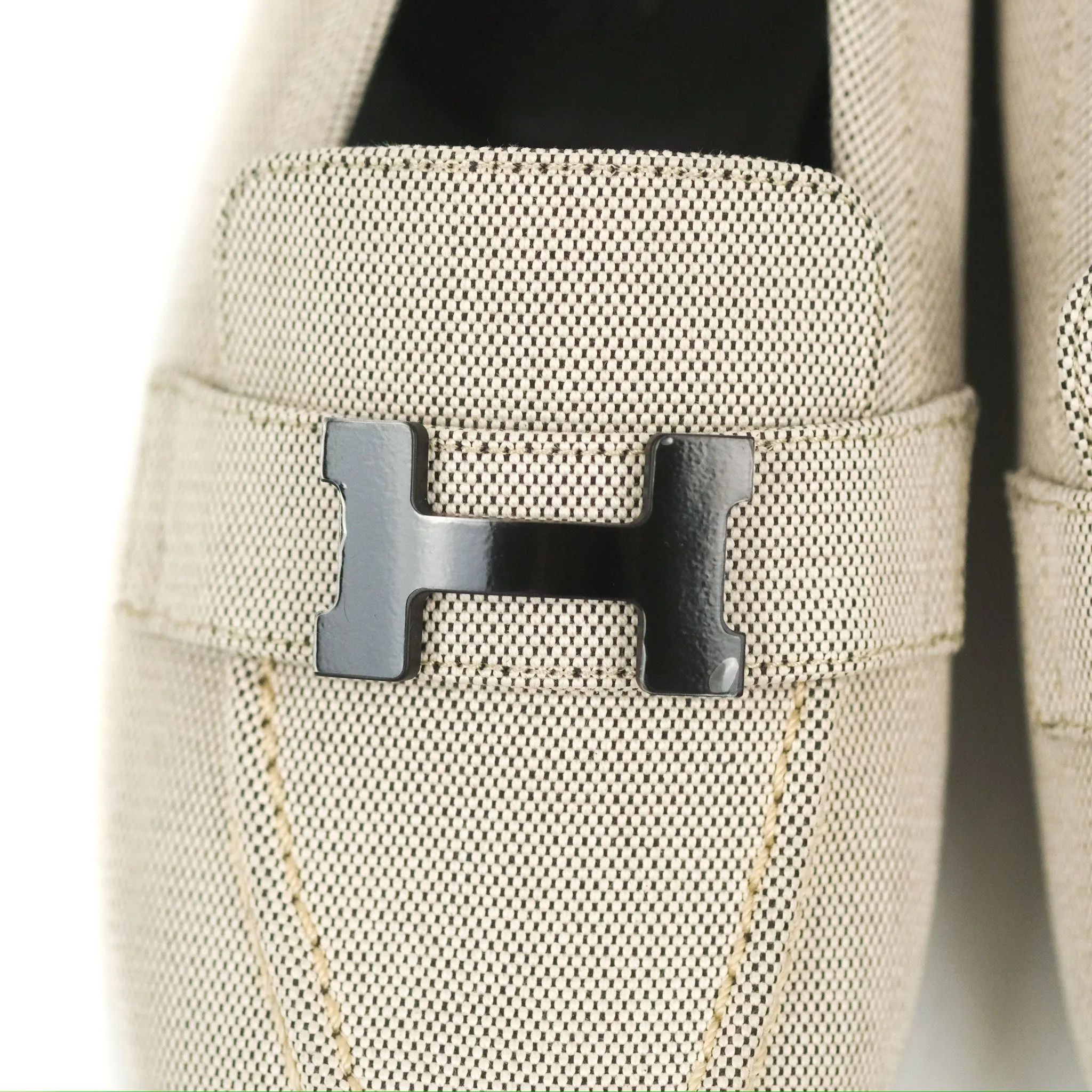 Hermès Paris Loafer Prunoir H Canvas Size 35