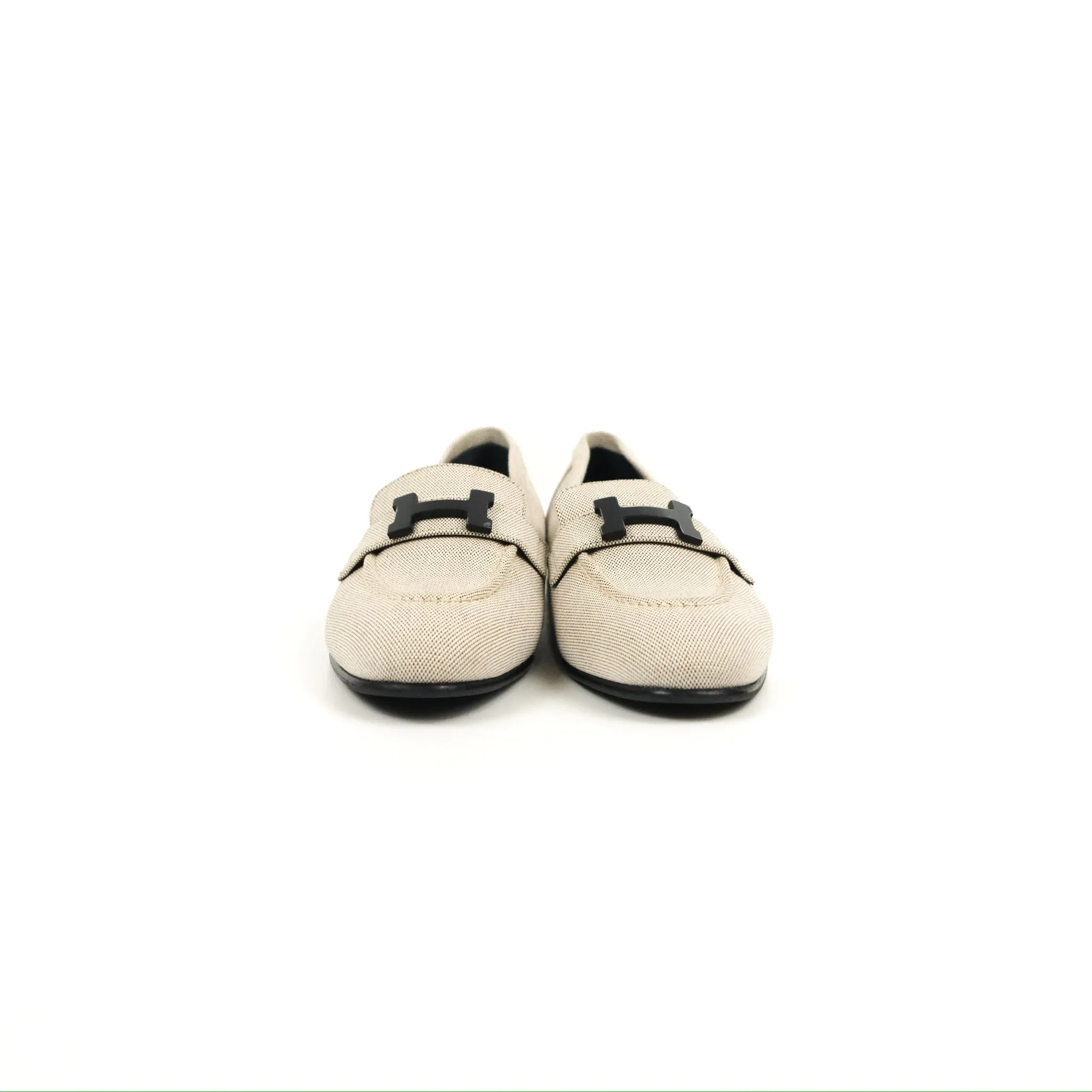Hermès Paris Loafer Prunoir H Canvas Size 35