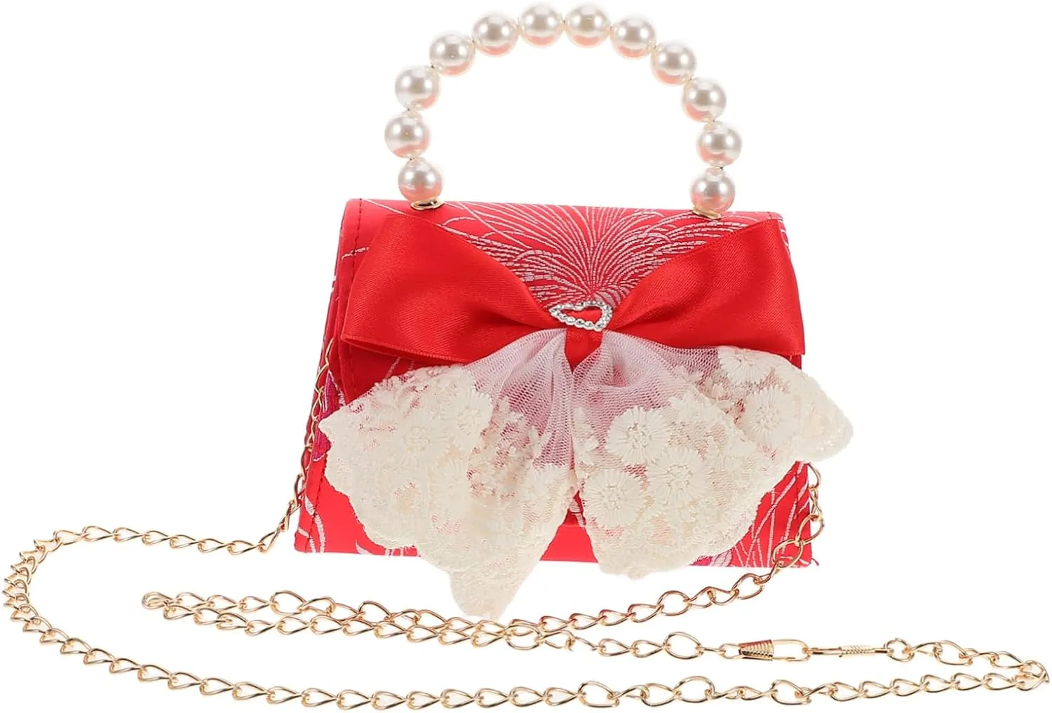 Homoyoyo Year's Bag in Chinese Style Little Princess Chain Bag Lucky Money Envelope Pocket