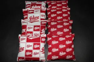 Indiana IU Hoosiers Set of 8 Cornhole Bean Bag TOSS Game Bags Quality Handmade!